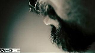 Maddy May, the busty brunette, gets her sloppy pussy pounded hard in cowgirl position!