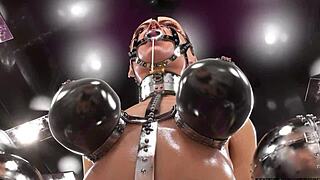 3d bdsm bondage fetish comics compilation by cybercaptain