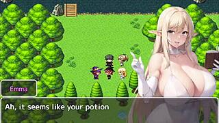 Forming a group with three hot virgin girls in big-breasted adventurer cuckold harem rpg part 1