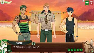 Game friends camp episode 17 features scout badges and russian voice acting