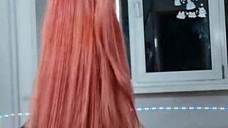 nastya fox, dance and strip naked for me, rip those clothes!