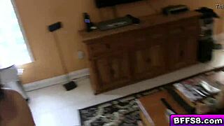 oh, these sweet chicks are fucking that massive dick so hard for pleasure!