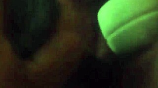 Husband films himself masturbating wife's squirting pussy.