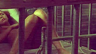 Lesbian Slave In Bondage Masturbates And Orgasms Using Madame's Panties.