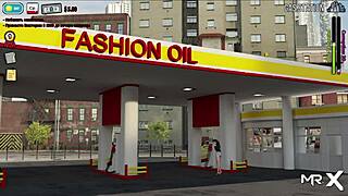 character takes a relaxing shower in the game