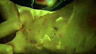 whispers of hardcore pain as teen slave licks cum in tight bondage and bdsm play. tied up for deepthroat and fetish swallowing action.