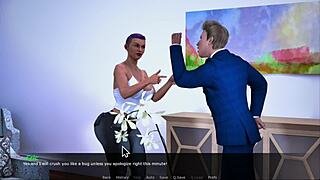 feeling the femdom weakness as alison fall runs away in apple harem route part 5