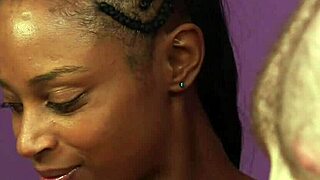 girls make guy use machine in cfnm threesome