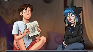 Summertime Saga 89: Small Tits And Big Ass Hentai Action