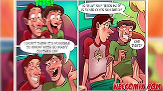 Naughty Home Study Session With Big Tits