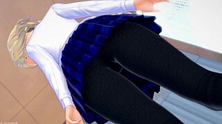 Gwen Stacy Visita La Enfermer�a Y Juega Con Una Polla Entre Sus Piernas Versi�n Adulta