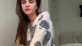 What Happens When Stepmother Gets Caught Cumming by Stepson in Bedroom?