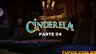 Two Hot Maidens Giving Blowjob in Cinderella Parody Part 4