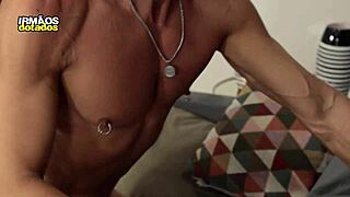 Stepfather Teaches Stepson To Fuck With Monster Cock