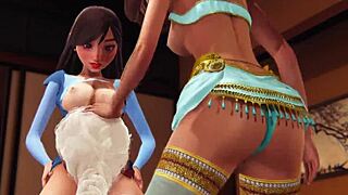 I’m obsessed with this Disney futa threesome featuring Mulan, Elsa, and Jasmine
