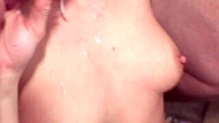 these two teens are getting double penetrated in the kitchen, wow.