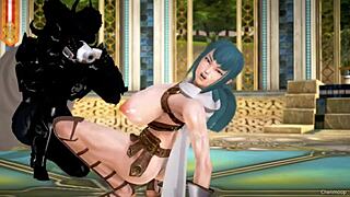 Uh, this 3D hentai with demon king, warrior, so hot, I can’t even!