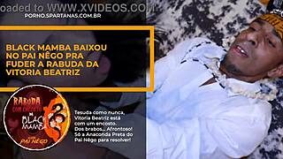 Latina Vitoria Beatriz Gets Rough Doggystyle With Monster Cock, Ass Shaking And Screaming