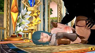 Uh, this 3D hentai with demon king, warrior, so hot, I can’t even!