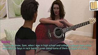 A frustrated wife and stepmother explores her wild side in a homemade game setup.