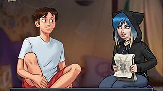 Summertime Saga 89: Small Tits And Big Ass Hentai Action