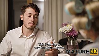 sexy mature tricks guy into gay sex on mature4k