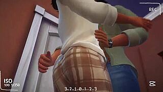 In Sims 4, I host orgy to fill room with cum