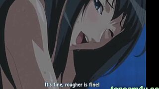 This slutty wife in hentai cheating with creampie