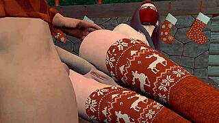 Ever tried New Year’s Eve sex with an Asian babe in 3D animation?
