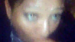 Wife sucks cock while looking into eyes, swallowing cum