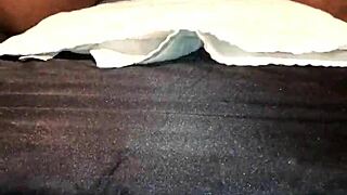 Tied Up Ebony Squirting on Monster Cock