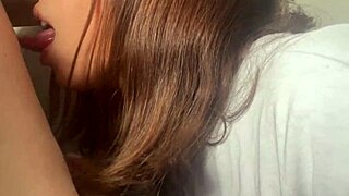 my selfie vlog ep 1: giving him a sloppy blowjob while he works?