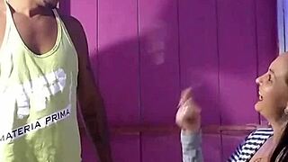 I fucked this hot brazilian milf after fixing her shower, she has a big pussy