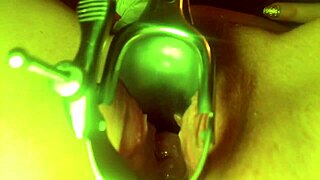 How is that cervix getting stretched and sounded?