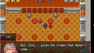 Harem in another world hentai game episode 1 seducing the hot redhead popular girl