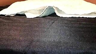 Tied Up Ebony Squirting on Monster Cock