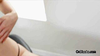 Huge titty blonde babe gets ass fucked by big black cock in hardcore interracial action. 💥