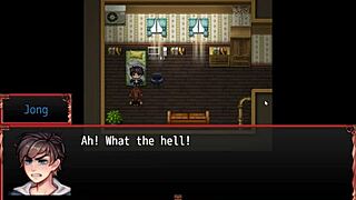 Harem in another world hentai game episode 1 seducing the hot redhead popular girl