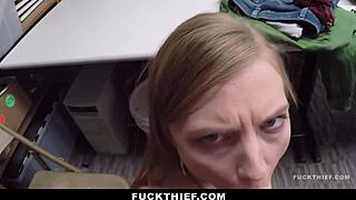 mall officer conducts strip search on suspect and recovers the stolen goods - fuckthief