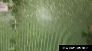 Renata Tavares takes big cock bareback