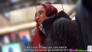 I am the amateur redhead girl sucking and fucking for free shopping at mallcuties