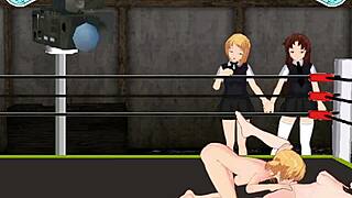 Whoa! Watch Karin battle Nina in Princess of the Ring catfight!