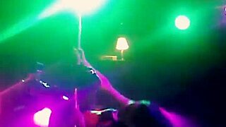 New Stripper Dances In Knee Highs With Thong