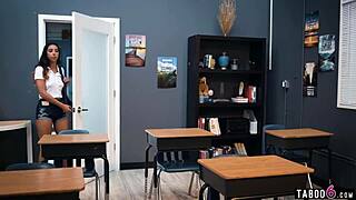 latina teen 18+ kiarra kai bent over by stepdad! 😱