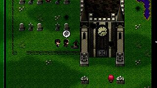 Harem in another world hentai game episode 1 seducing the hot redhead popular girl