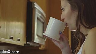 Horny Couple Doggystyle Morning Sex Big Cock