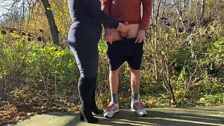 My stepson in law makes me perform kinky acts in pantyhose, including public exposure and more