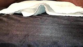 Tied Up Ebony Squirting on Monster Cock