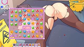 tsundere milf dominates my tight pussy at work 😈