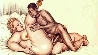 i love this vintage erotic art from retro times